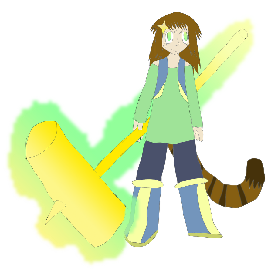 Some old Tammy art, featuring the tail again