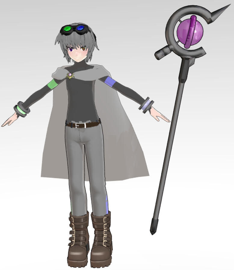 An old Taro model from my MMD days
